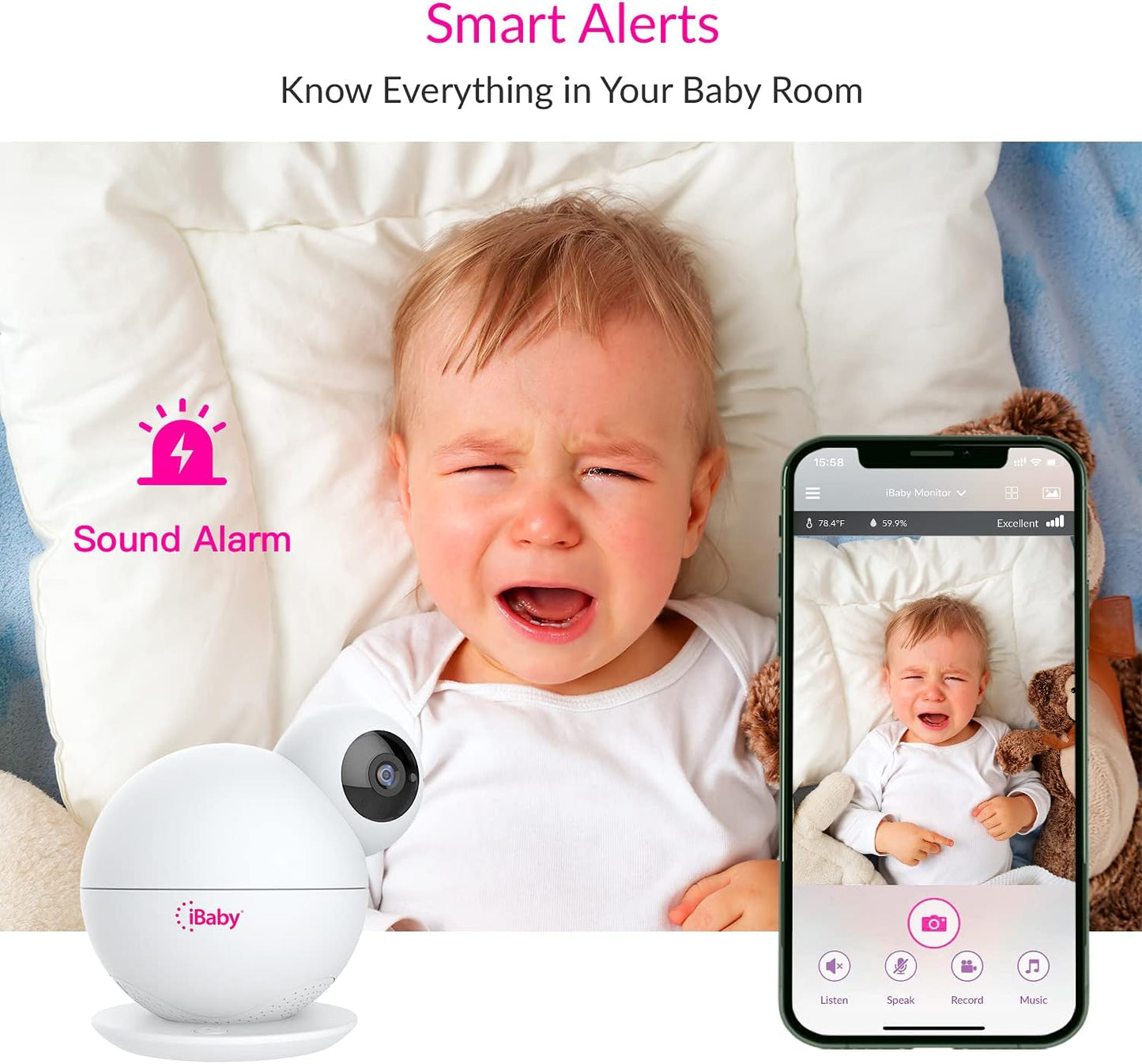 iBaby M8L Smart Baby Monitor